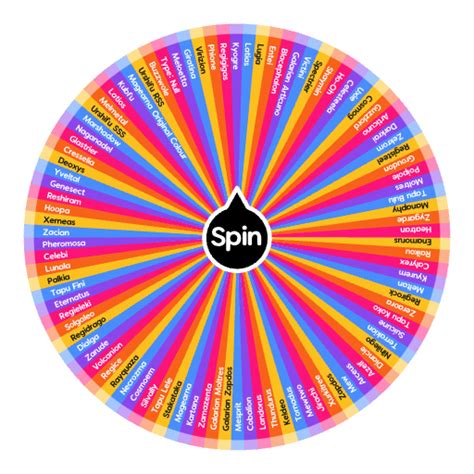 spin the wheel legendary pokemon.